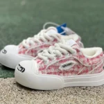 NO1 x Ouder Smiler Pink White Casual Sneakers