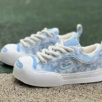 NO1 x Ouder Smiler Blue White Casual Sneakers