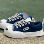 NO1 x Ouder Smiler Navy White Casual Sneakers