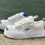 NO1 x Ouder Smiler Pure White Casual Sneakers