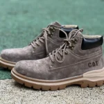 CAT Mid Top Grey Outdoor Boots