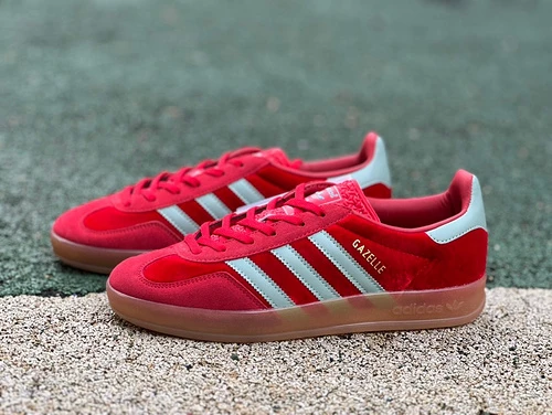 Adidas Gazelle Indoor Red Green Retro Sneakers IG6786