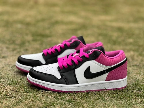 Air Jordan 1 Low Black White Pink CK3022-005