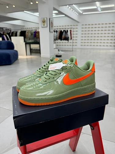 Nike Air Force 1 Green Orange HJ9118-386