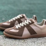 Maison Margiela Replica Calfskin Brown Low Top