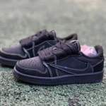 Travis Scott x Air Jordan 1 Low DO5442-001 Black Kids Version