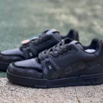 Louis Vuitton Trainer Black Denim