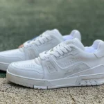 Louis Vuitton Trainer Pure White Denim