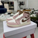 Air Jordan 1 Mid Pink White BQ6472-620