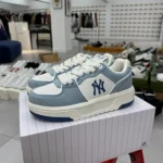 MLB Chunky Liner Denim Blue White Dad Shoes