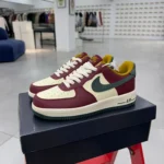 Nike Air Force 1 White Green Maroon HQ3612-113