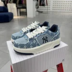 MLB Chunky Liner Denim Blue White Dad Shoes