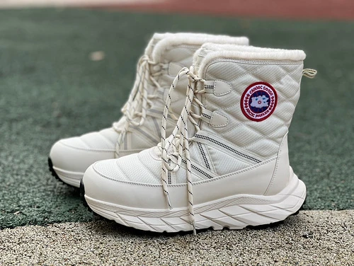 Canada Goose Snow Boot 05 White Grey Red Blue Logo