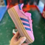 Adidas Gazelle Bold Pink Blue Retro Sneakers HO6122