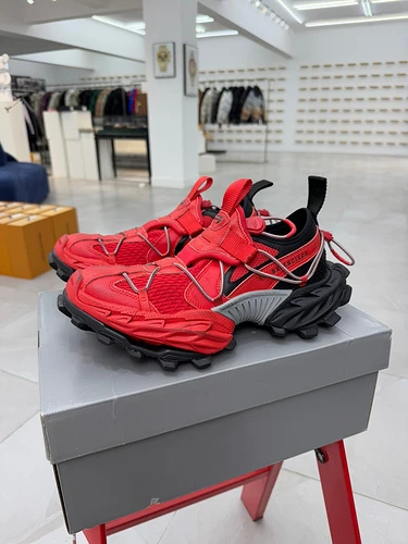 Balenciaga 15th Gen 18XL Hiking Outdoor Black Red Sneakers