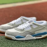 Air Jordan 4 RM FQ7939-104 Low White Grey Blue