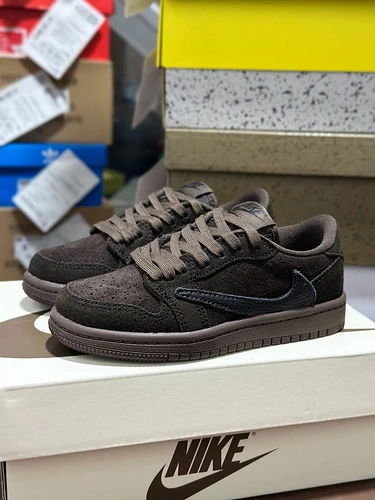 Air Jordan 1 Low Mocha Brown Kids