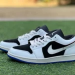 Air Jordan 1 Low HQ0764-001 Black White Blue Retro