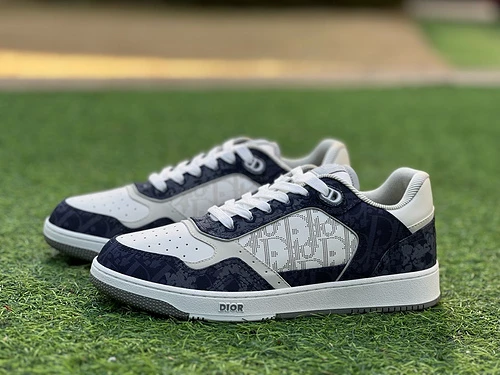 DIOR B27 Sneakers White/Blue Denim