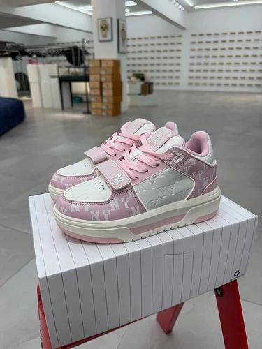 MLB Chunky Liner Basic MID Shoes Pink 3ASXCMM4N (GP011)