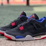 Air Jordan 4 "Rare Air" Sneakers Black/Blue/Red FV5029-003