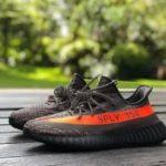 Adidas Yeezy 350 V2 Black Gray Orange HQ7045