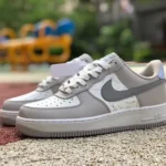 Nike Air Force 1 Low Grey White Casual Sneakers DR7857-101