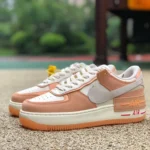 Nike Air Force 1 Shadow Double Hook Apricot Orange DM8157-700