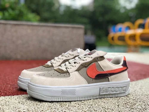 Nike Air Force 1 Low 07 Beige Brown Red DR0150-200