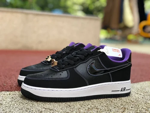 Nike Air Force 1 World Champ Black Purple Low DR9866-001