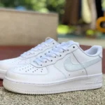 Air Force 1 Pure White Light Blue Hook AF1 Sneakers CT3839-106