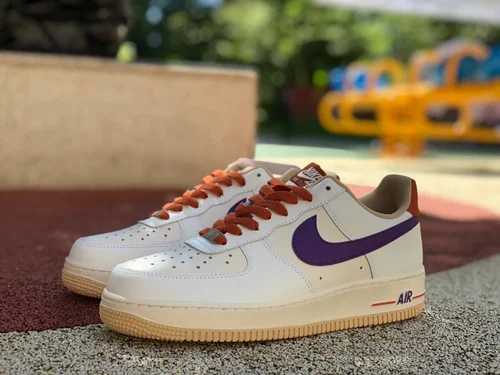 Nike Air Force 1 Beige Purple Orange CW3388-205