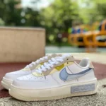 Nike Air Force 1 Fontanka White Yellow Blue Low-Top Casual Sneakers DV2175-100