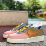 Nike Air Force 1 Fontanka White Yellow Blue Smiley Low-Top Sneakers DV2175-100