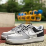 Nike Air Force 1 Low 07 AF1 White Gray Black Casual Sneakers AO2425-001