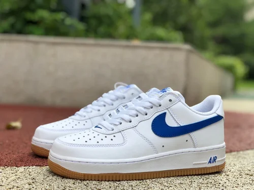 Nike Air Force 1 Low "Since 82" Classic Casual Sneakers White Blue DJ3911-101