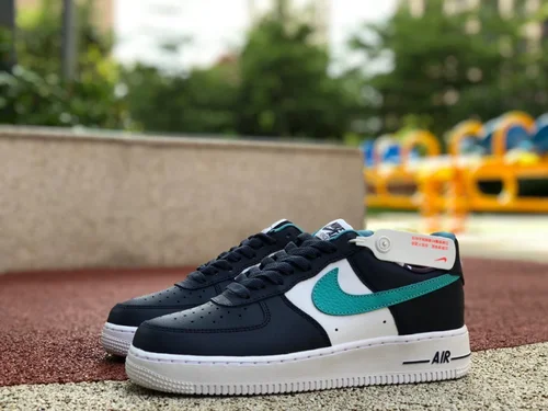 Nike Air Force 1 Low AF1 White Blue Orange Low-Top Casual Sneakers DM0109-400