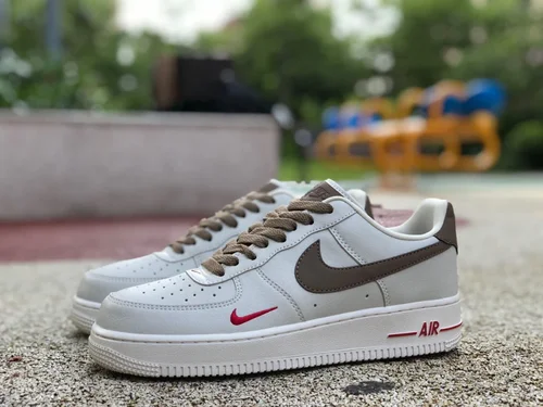 Nike Air Force 1 White Brown Low 808788-996