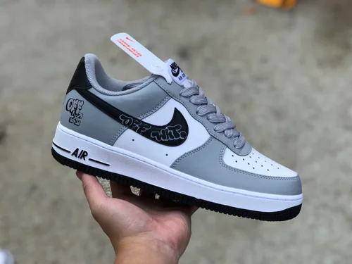 Nike Air Force 1 '07 Grey White Black Low AA0011-105