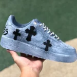 Nike Air Force 1 Custom Distressed Style Sneakers