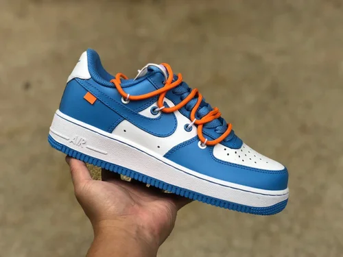 Nike Air Force 1 Blue White Lace-Up CV1724-101