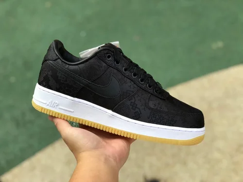 NIKE x CLOT Air Force 1 Black Silk CZ3986-001