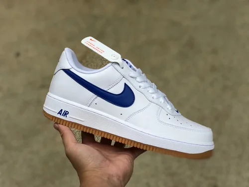 Nike Air Force 1 Low Retro "Since 82" Classic Casual Sneakers White Blue DJ3911-101