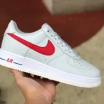 Nike Air Force 1 Low "USA Hoops" White Red Low-Top Sneakers DX2660-001