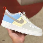 Nike Air Force 1 Low Grey Yellow Blue Patchwork DX6042-111