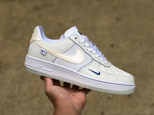 Nike Air Force 1 Low Beige Blue Line FB1839-111