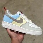 Nike Air Force 1 Low Grey Yellow Blue DX6042-111