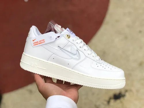 Nike Air Force 1 Low Beige Transparent Double Hook DQ7664-100