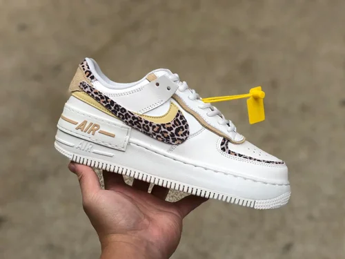 Nike Air Force 1 Shadow Macaron White Leopard CI0919-120