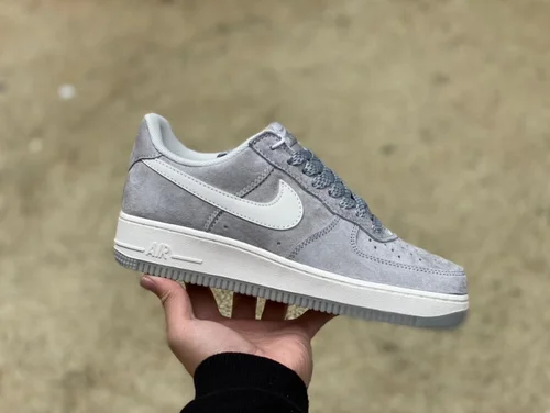 Nike Air Force 1 WB Low Grey White Suede DC4832-002